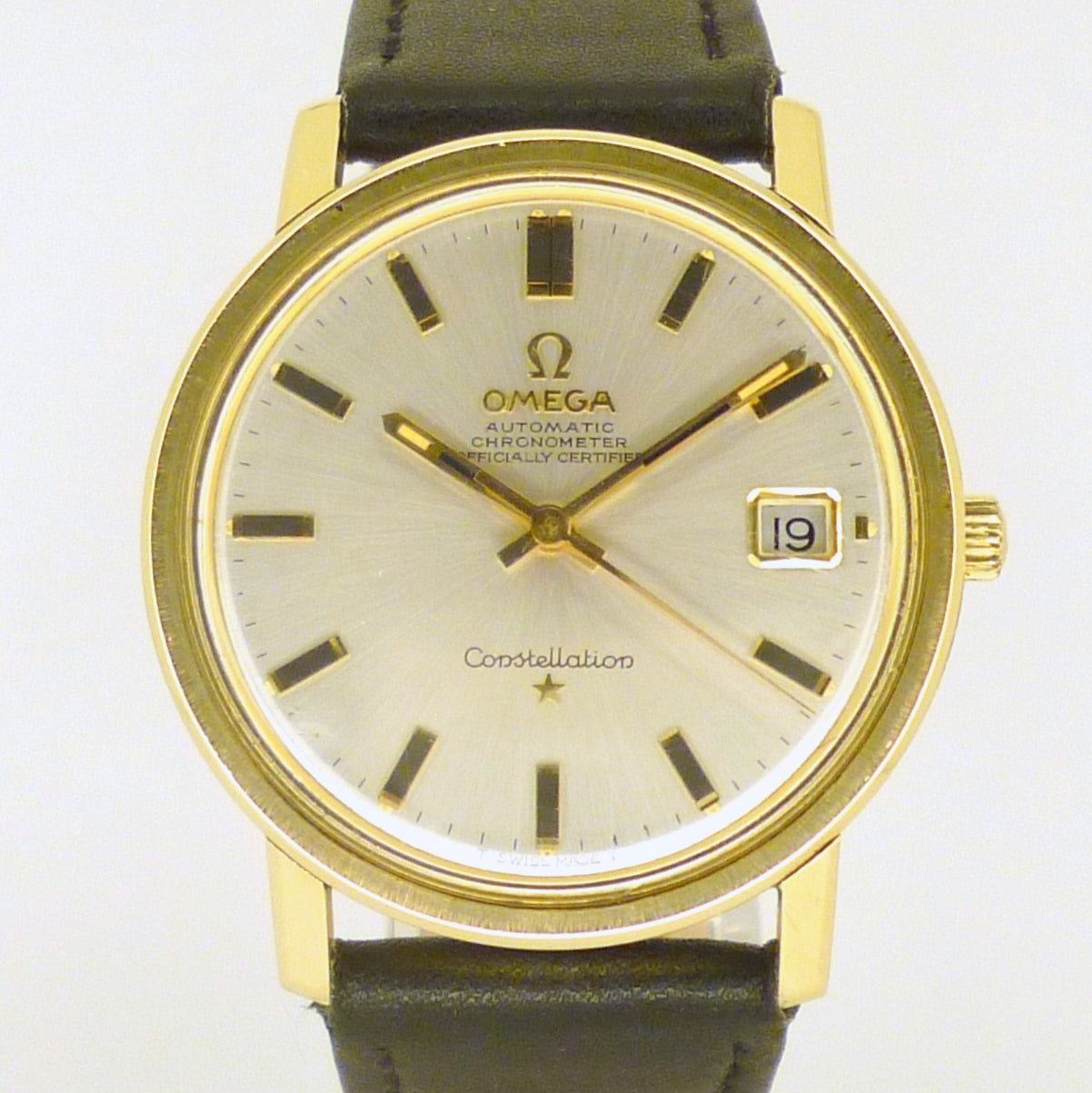 Mint 1968 Omega Constellation Chronometer Gold Capped 168.018 Cal 564 35mm