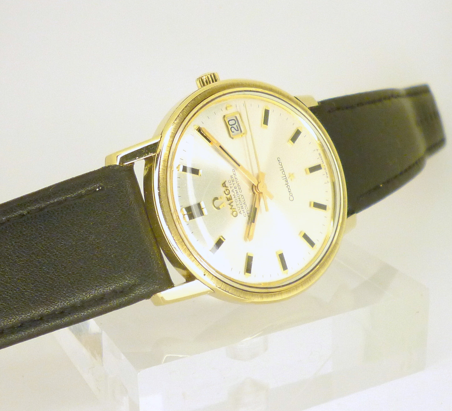 Mint 1968 Omega Constellation Chronometer Gold Capped 168.018 Cal 564 35mm